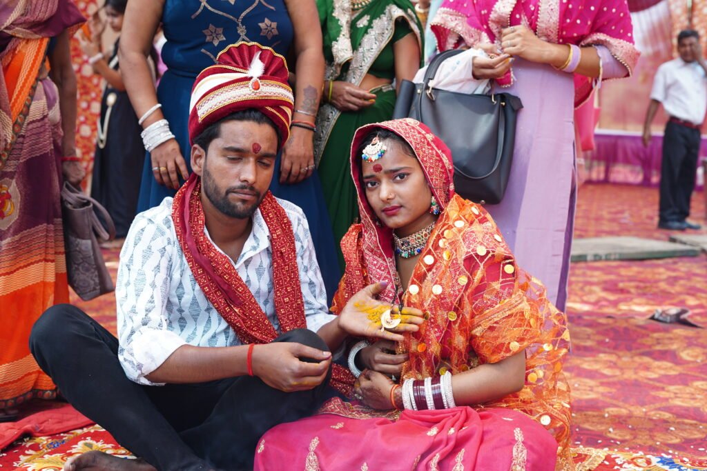 Hindu Wedding Couple Performing Rituals – Matrimonial Today Real Marriage Event