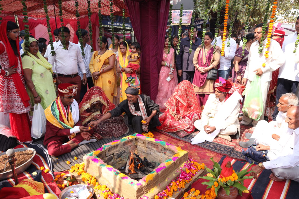 Matrimonial Today marriage bureau organizing Indian mass marriage ceremony with traditional wedding rituals